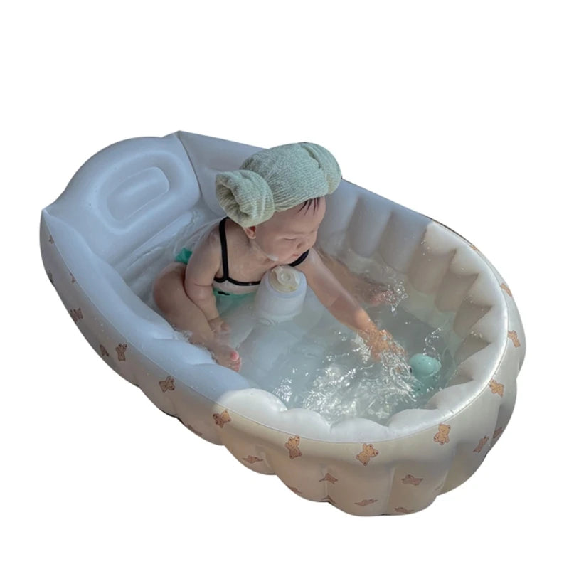 Foldable Baby Pool – Safe Inflatable Tub for Summer Play