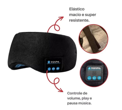 Bluetooth Sleep Eye Mask – Wireless Comfort, Deep Sleep & Music Relaxation Anywhere 🎧🛏️