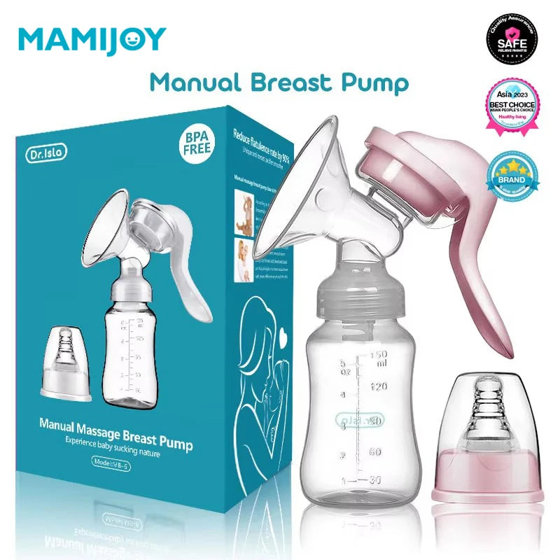 MAMIJOY™ Manual Breast Pump – Gentle, Efficient, and BPA-Free Comfort for Every Mum