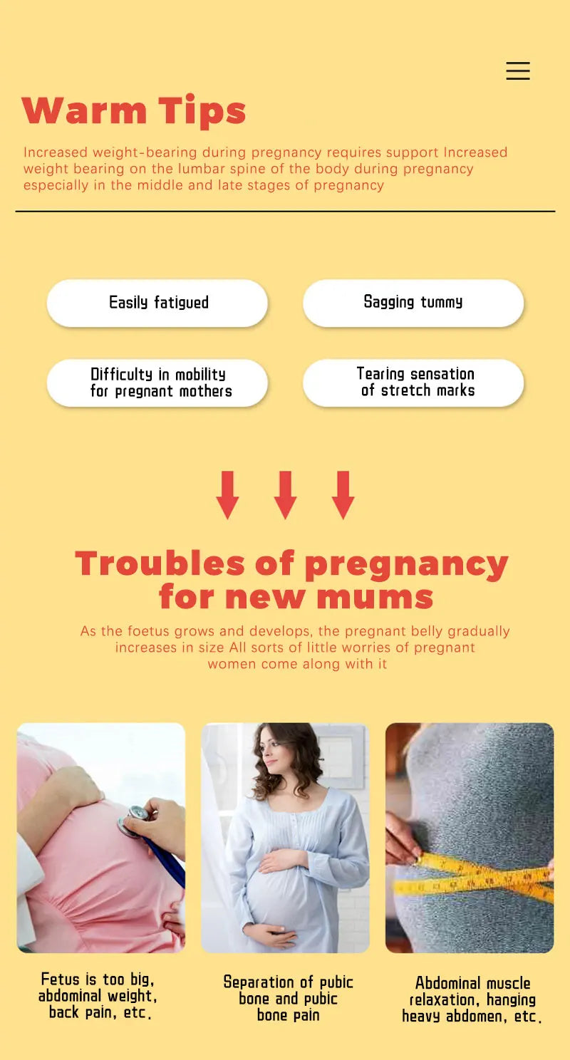 Soft Breathable Pregnancy Maternity Belly Band for Pregnant Women Adjustable Maternity Belt All Stages of Pregnancy  Postpartum