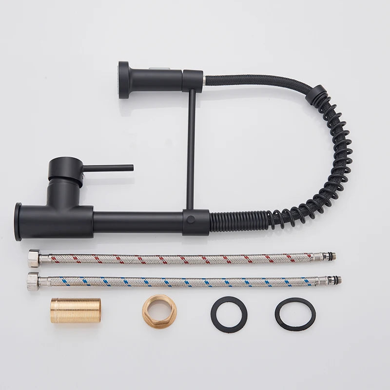 🚰 Rozin Matte Black 360° Rotating Kitchen Mixer Tap – Sleek Design, Dual Mode & Effortless Functionality 🖤