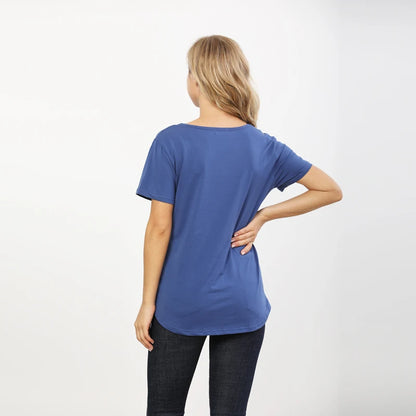 BlossomEase™ Maternity & Nursing T-Shirt – Comfort, Confidence & Style for Every Mum