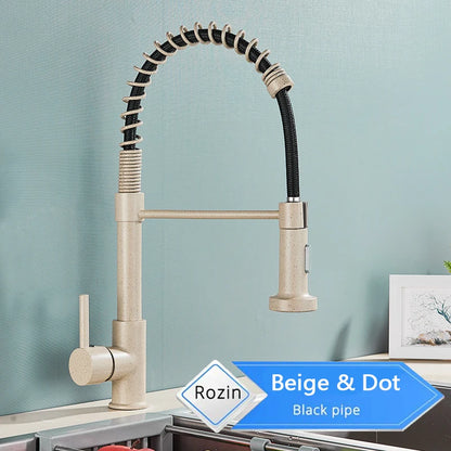 🚰 Rozin Matte Black 360° Rotating Kitchen Mixer Tap – Sleek Design, Dual Mode & Effortless Functionality 🖤