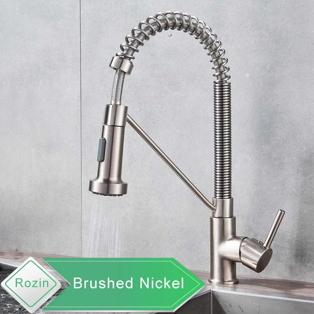 🚰 Rozin Matte Black 360° Rotating Kitchen Mixer Tap – Sleek Design, Dual Mode & Effortless Functionality 🖤