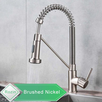 🚰 Rozin Matte Black 360° Rotating Kitchen Mixer Tap – Sleek Design, Dual Mode & Effortless Functionality 🖤