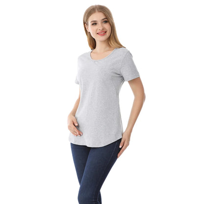 BlossomEase™ Maternity & Nursing T-Shirt – Comfort, Confidence & Style for Every Mum