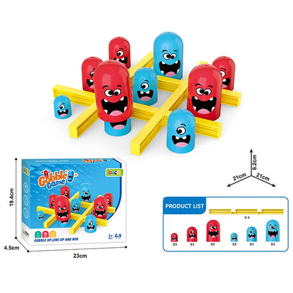 Gobble Tic Tac Toe Game – Fun Family Board for Kids