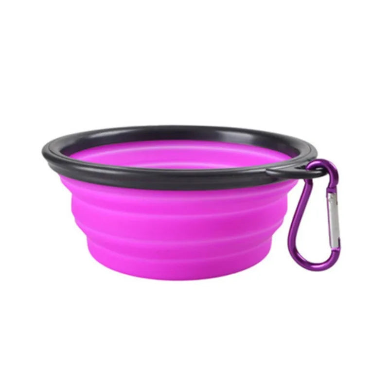 🐕 Portable Collapsible Pet Food Bowl – Durable, Foldable & Perfect for Travel Adventures 🐾
