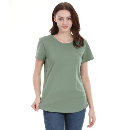 BlossomEase™ Maternity & Nursing T-Shirt – Comfort, Confidence & Style for Every Mum