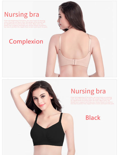 🤍 Wireless Maternity & Nursing Bra – Breathable Comfort and Gentle Support for Every Mum 🤱