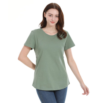 BlossomEase™ Maternity & Nursing T-Shirt – Comfort, Confidence & Style for Every Mum