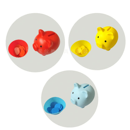 Montessori Piggy Bank Toy – Coin Box for Fine Motor Skills