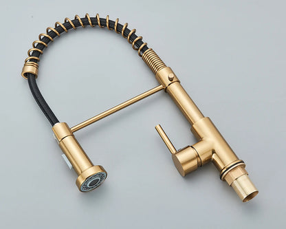 🚰 Rozin Matte Black 360° Rotating Kitchen Mixer Tap – Sleek Design, Dual Mode & Effortless Functionality 🖤