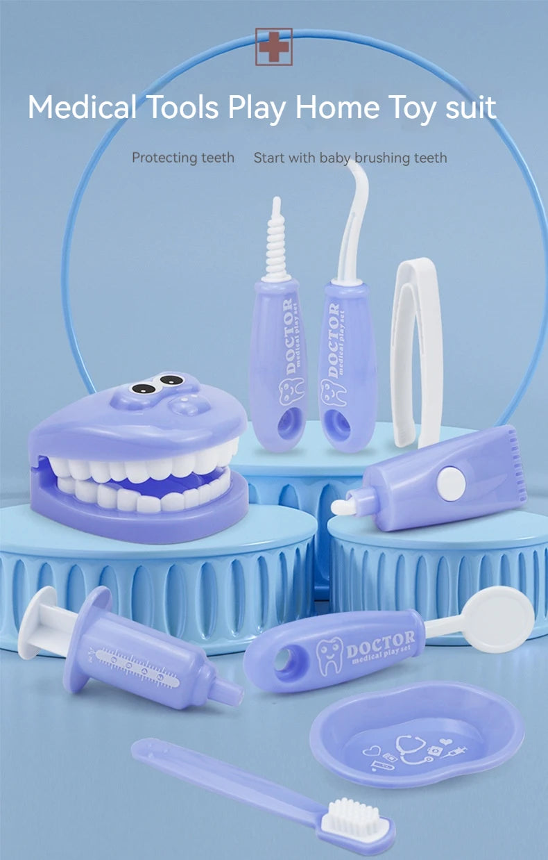 🦷 Montessori Dentist Role Play Set – Fun Learning Toy for Kids’ Imagination & Parent-Child Playtime 👩‍⚕️👦