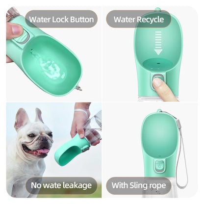 🐾 Portable Dog Water Bottle – Leakproof Travel Feeder for Pets On the Go 🚶‍♀️🐕
