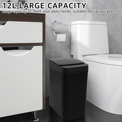 🗑️ Automatic Sensor Trash Can 12L – Smart, Touchless & Hygienic Waste Solution for Modern Homes ✨