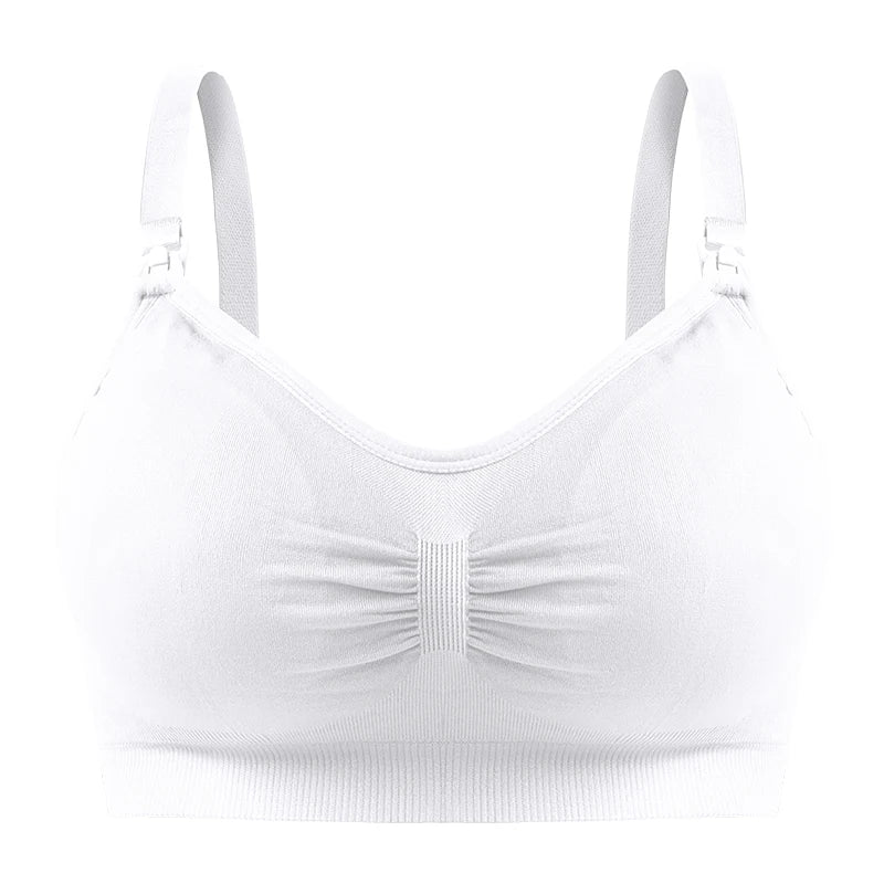 🤍 Wireless Maternity & Nursing Bra – Breathable Comfort and Gentle Support for Every Mum 🤱
