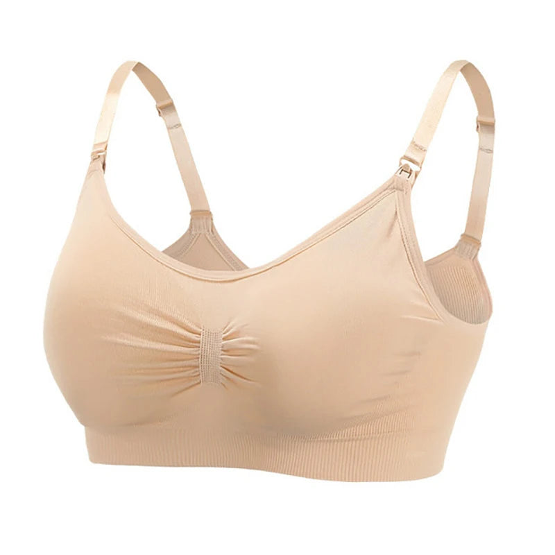 🤍 Wireless Maternity & Nursing Bra – Breathable Comfort and Gentle Support for Every Mum 🤱