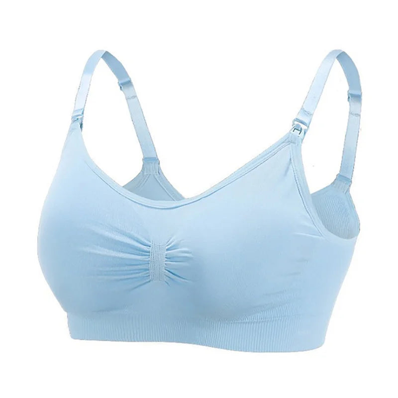 🤍 Wireless Maternity & Nursing Bra – Breathable Comfort and Gentle Support for Every Mum 🤱