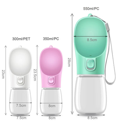 🐾 Portable Dog Water Bottle – Leakproof Travel Feeder for Pets On the Go 🚶‍♀️🐕