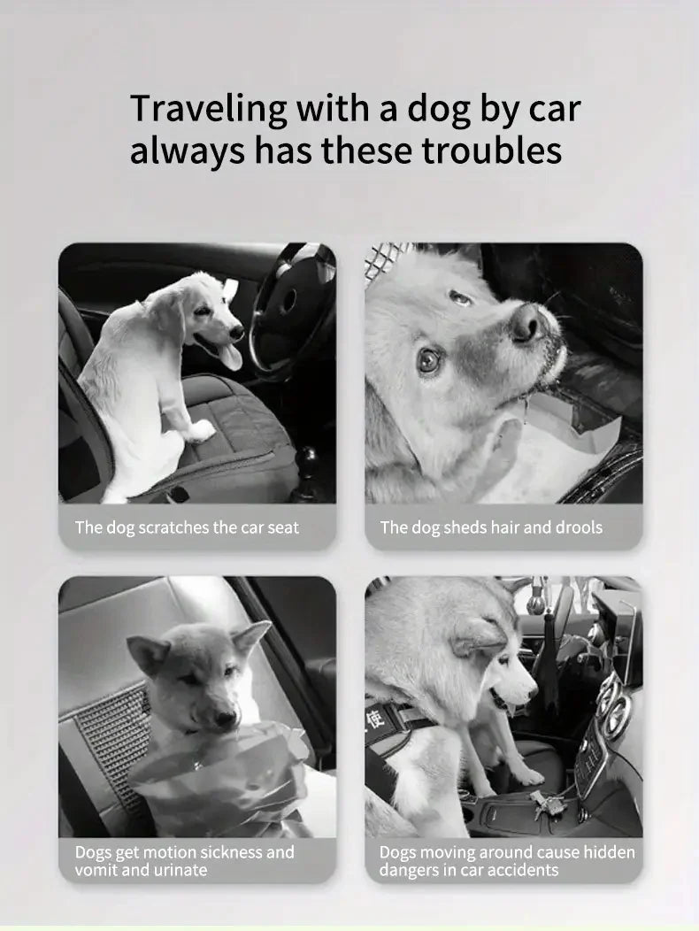 🚘 Durable Polyester Pet Trunk Mat – Waterproof, Non-Slip & Scratch-Resistant Protection for Cars and SUVs 🐾