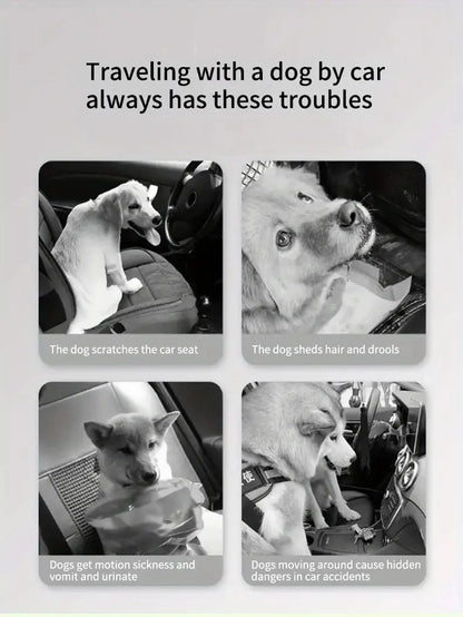 🚘 Durable Polyester Pet Trunk Mat – Waterproof, Non-Slip & Scratch-Resistant Protection for Cars and SUVs 🐾