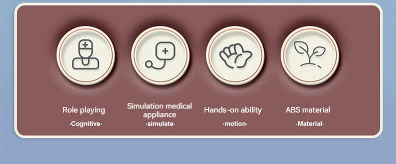 🦷 Montessori Dentist Role Play Set – Fun Learning Toy for Kids’ Imagination & Parent-Child Playtime 👩‍⚕️👦