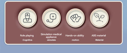 🦷 Montessori Dentist Role Play Set – Fun Learning Toy for Kids’ Imagination & Parent-Child Playtime 👩‍⚕️👦