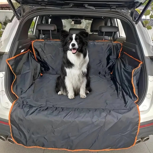 🚘 Durable Polyester Pet Trunk Mat – Waterproof, Non-Slip & Scratch-Resistant Protection for Cars and SUVs 🐾
