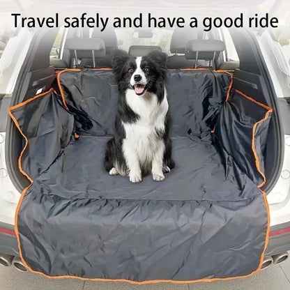 🚘 Durable Polyester Pet Trunk Mat – Waterproof, Non-Slip & Scratch-Resistant Protection for Cars and SUVs 🐾