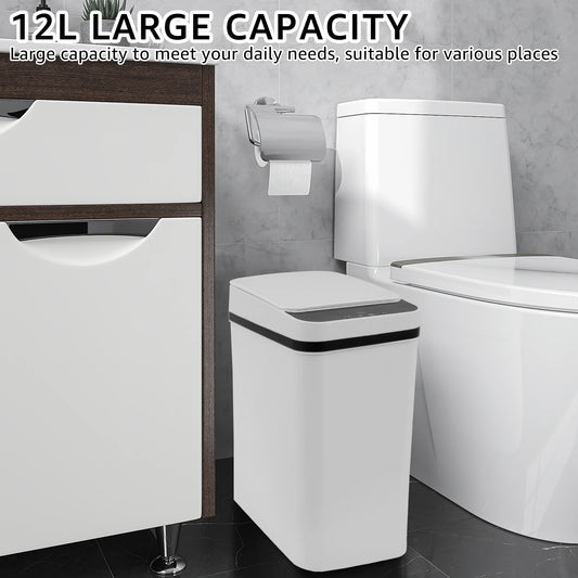 🗑️ Automatic Sensor Trash Can 12L – Smart, Touchless & Hygienic Waste Solution for Modern Homes ✨