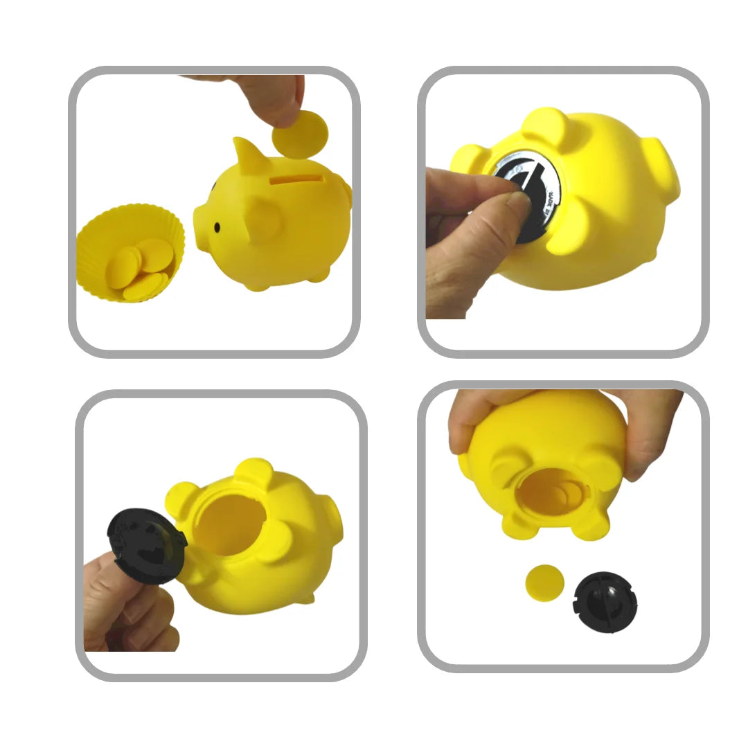 Montessori Piggy Bank Toy – Coin Box for Fine Motor Skills