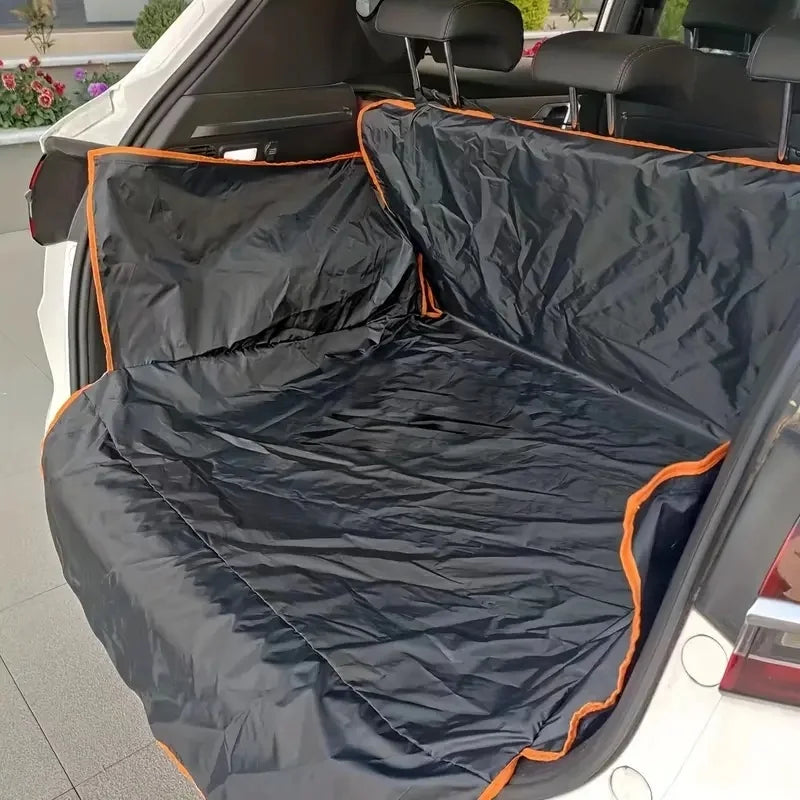 🚘 Durable Polyester Pet Trunk Mat – Waterproof, Non-Slip & Scratch-Resistant Protection for Cars and SUVs 🐾