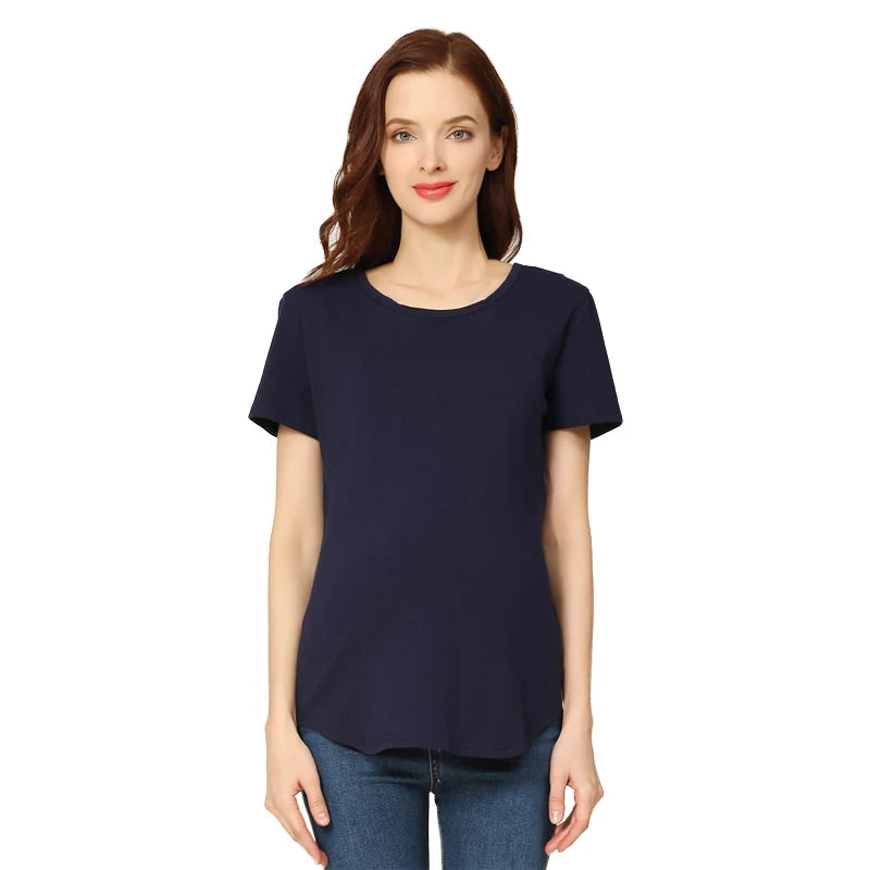 BlossomEase™ Maternity & Nursing T-Shirt – Comfort, Confidence & Style for Every Mum