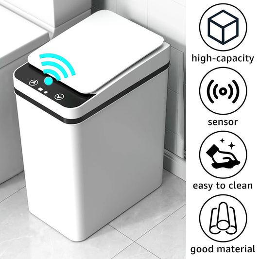 🗑️ Automatic Sensor Trash Can 12L – Smart, Touchless & Hygienic Waste Solution for Modern Homes ✨