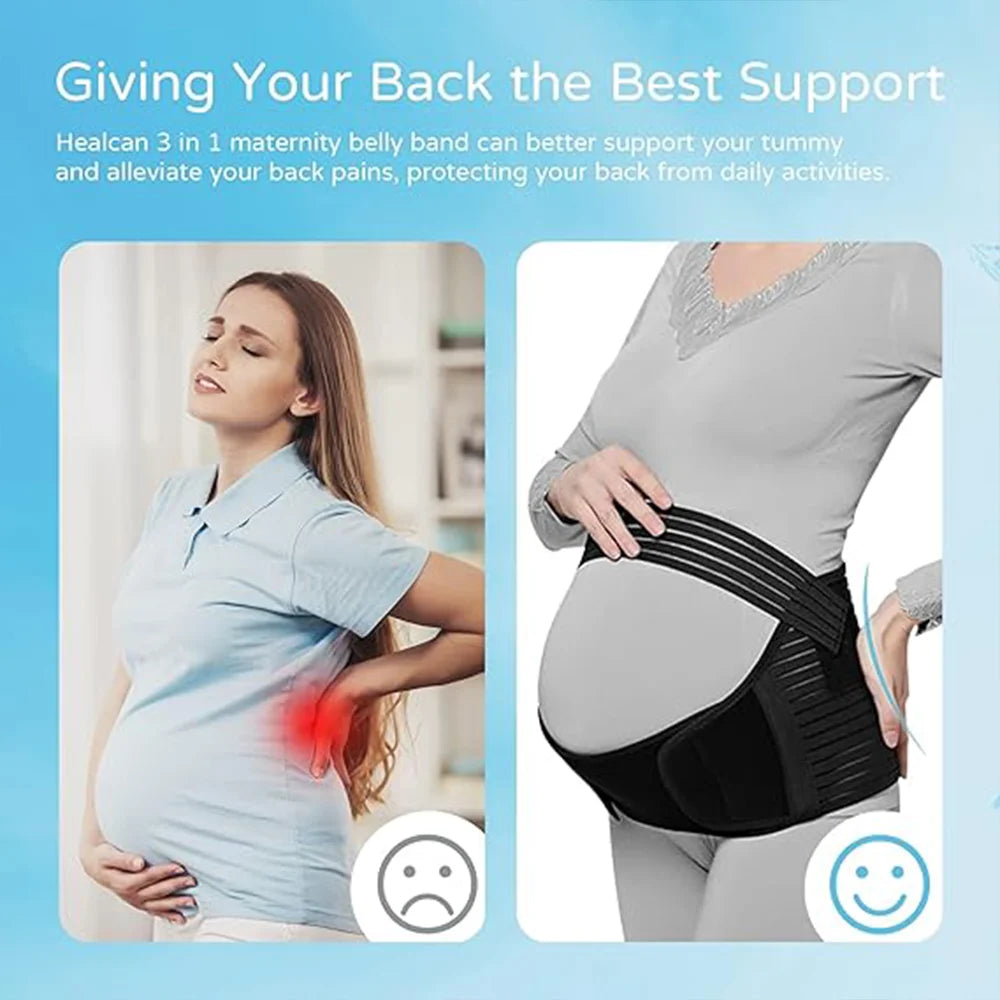 🤰 Adjustable Maternity Support Belt – Ultimate Comfort & Back Relief for Expecting Mums 🤍