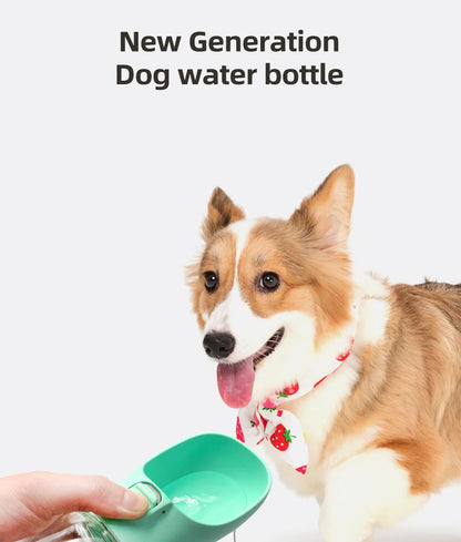 🐾 Portable Dog Water Bottle – Leakproof Travel Feeder for Pets On the Go 🚶‍♀️🐕