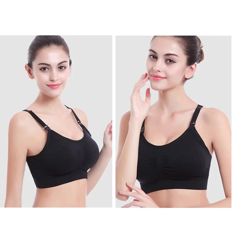 🤍 Wireless Maternity & Nursing Bra – Breathable Comfort and Gentle Support for Every Mum 🤱