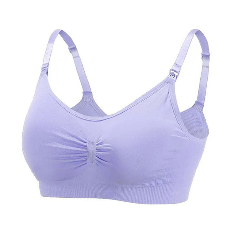 🤍 Wireless Maternity & Nursing Bra – Breathable Comfort and Gentle Support for Every Mum 🤱