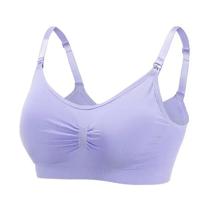 🤍 Wireless Maternity & Nursing Bra – Breathable Comfort and Gentle Support for Every Mum 🤱