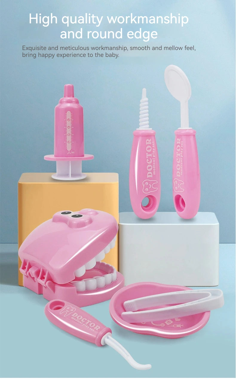 🦷 Montessori Dentist Role Play Set – Fun Learning Toy for Kids’ Imagination & Parent-Child Playtime 👩‍⚕️👦