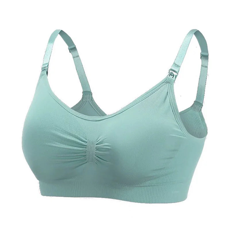 🤍 Wireless Maternity & Nursing Bra – Breathable Comfort and Gentle Support for Every Mum 🤱