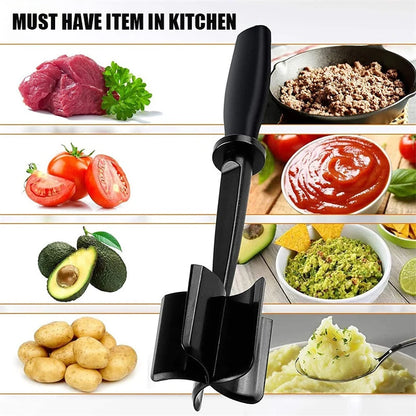 Handheld Meat Chopper – Manual Ground Beef Mixer Tool