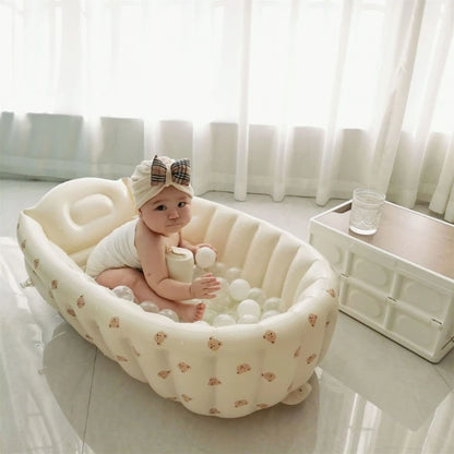 Foldable Baby Pool – Safe Inflatable Tub for Summer Play