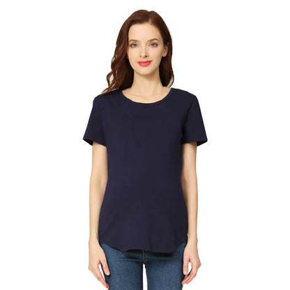 BlossomEase™ Maternity & Nursing T-Shirt – Comfort, Confidence & Style for Every Mum