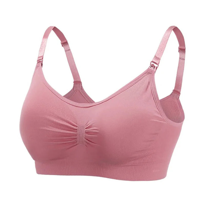 🤍 Wireless Maternity & Nursing Bra – Breathable Comfort and Gentle Support for Every Mum 🤱
