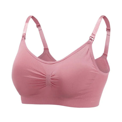 🤍 Wireless Maternity & Nursing Bra – Breathable Comfort and Gentle Support for Every Mum 🤱