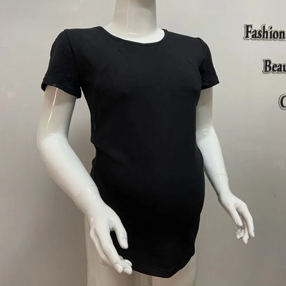 BlossomEase™ Maternity & Nursing T-Shirt – Comfort, Confidence & Style for Every Mum