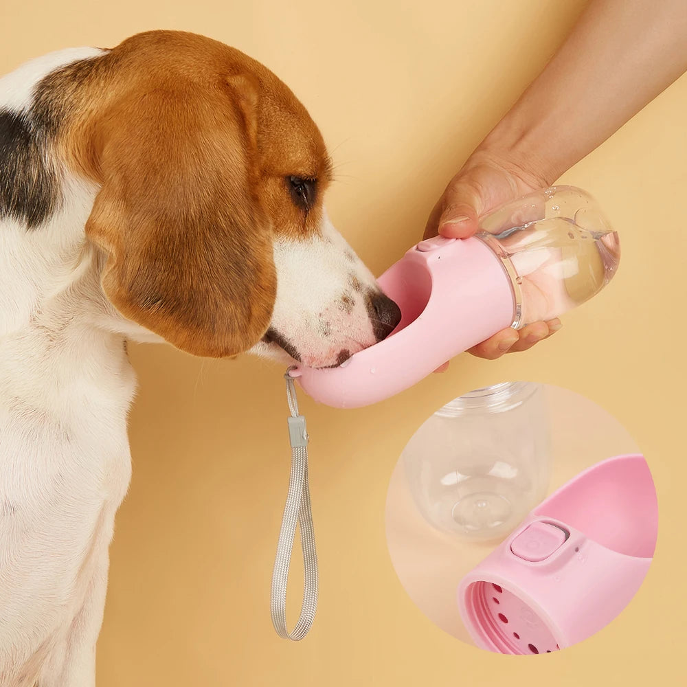🐾 Portable Dog Water Bottle – Leakproof Travel Feeder for Pets On the Go 🚶‍♀️🐕
