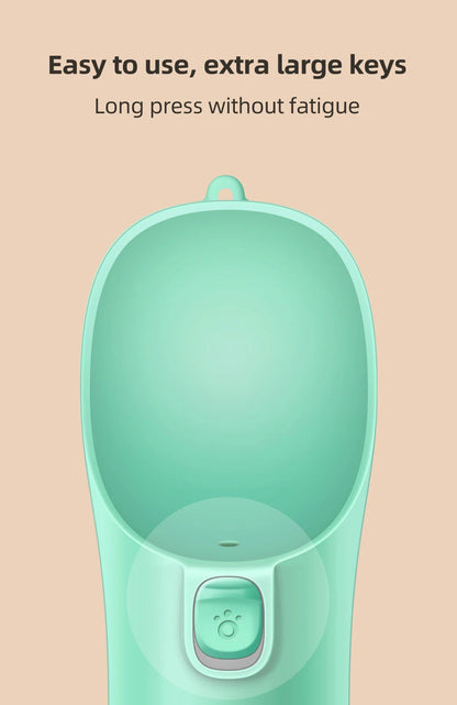 🐾 Portable Dog Water Bottle – Leakproof Travel Feeder for Pets On the Go 🚶‍♀️🐕